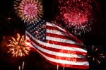 Fireworks - American Flag